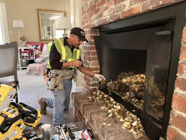 Safe screening installation by Lakeville Chimney Sweep in Lakeville, MA