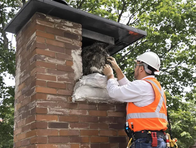 Humane removal of debris and animals by Lakeville Chimney Sweep in Lakeville, MA