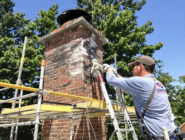 Structural chimney repair by Lakeville Chimney Sweep in Lakeville, MA